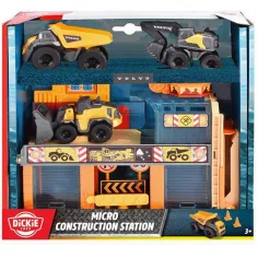 Micro cantiere con 3 mezzi da lavoro - Dickie Toys immagine 1