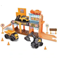 Micro cantiere con 3 mezzi da lavoro - Dickie Toys immagine 2