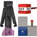 Minecraft: Figura del personaggio Enderman con accessori - Mattel