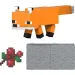 Minecraft: Figura di gioco del personaggio Volpe con accessori - Mattel