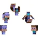Minecraft: Flippin Figs Steve figura trasformabile - Mattel