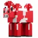 Minecraft: Mooshroom figura dazione da 8 cm con accessori - Mattel