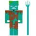Minecraft: Personaggio zombie annegato - Mattel