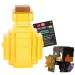 Minecraft Reveal minifigure in contenitore giallo - Mattel