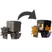 Minecraft Reveal minifigure in contenitore giallo - Mattel