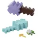 Minecraft: Rivelare la minifigura di Tartaruga in un contenitore a forma di spada viola - Mattel