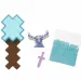 Minecraft: Rivelare minifigura Fantom in un contenitore a forma di spada turchese - Mattel