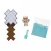 Minecraft: Rivelazione minifigura Golem di Ferro in contenitore a forma di spada bianca - Mattel