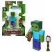 Minecraft: Set di gioco con personaggio zombie - Mattel