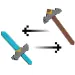 Minecraft: Un film di Minecraft 2 in 1 con spada e piccone trasformabili con un clic - Mattel
