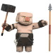 Minecraft: Un set di personaggi dell’eroe Piglin guerriero dal film Minecraft – Mattel