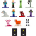 Minecraft nano sorpresa figura assortita 1 pezzo - Simba Toys