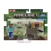 Minecraft: set di figure Steve e Asino - Mattel