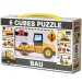 Mini cubi di fiabe con macchine da lavoro 6 pezzi - D-toys