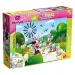 Minnie Mouse 2 in 1 maxi puzzle da 150 pezzi e libro da colorare 70x50 cm - Lisciani
