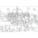 Minnie Mouse 2 in 1 maxi puzzle da 150 pezzi e libro da colorare 70x50 cm - Lisciani