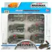 Modello di Auto: Set di 6 Mini Auto Militari