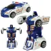 Modello di auto: Bugatti Veyron auto della polizia a volano trasformabile in robot, disponibile in diverse varianti, 13 cm, 1 pezzo
