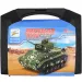 Modello di carro armato Sherman gioco di costruzione in metallo set da 287 pezzi in valigetta