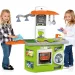 Molto: Cucina giocattolo verde con luci e accessori 82x80x28cm