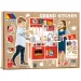 Molto: Grande cucina giocattolo in legno Nature con set di 10 accessori