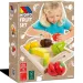 Molto: Set di frutta in legno con vassoio 9 pezzi