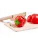 Molto: Set di frutta in legno con vassoio 9 pezzi