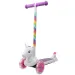 Monopattino a tre ruote a forma di unicorno