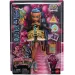 Monster High: Compleanno Dolcemente Spaventoso – Bambola Cleo De Nile con palloncino e regalo - Mattel