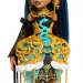 Monster High: Compleanno Dolcemente Spaventoso – Bambola Cleo De Nile con palloncino e regalo - Mattel