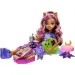 Monster High: Festa Pigiama Party Clawdeen Wolf bambola con accessori - Mattel