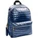 Must... Pearl zaino scolastico trapuntato blu, zaino 26x14x36cm