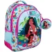 Must... Vaiana 2 zaino scolastico arrotondato a 3 scomparti, 32x18x43cm
