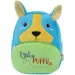 Must... Zainetto di peluche per asilo con cane 27x10x24 cm