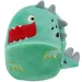 Must... Zainetto in peluche per lasilo con motivo dinosauro 27x10x24cm