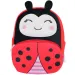 Must... Zainetto per asilo in peluche con motivo di coccinella 27x10x24cm