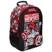 Must: Zaino scolastico Avengers nero-rosso, zaino 32x18x43cm