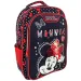 Must: Zaino scolastico Minnie Mouse blu scuro-rosso, zaino 32x18x43cm