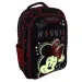Must: Zaino scolastico Minnie Mouse blu scuro-rosso, zaino 32x18x43cm