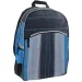 Must: Zaino scolastico a quattro scomparti 2 in 1 blu-nero, 47x25x33cm