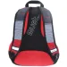Must: Zaino scolastico a quattro scomparti 2 in 1 rosso-nero, 47x25x33cm