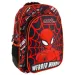 Must: Zaino scolastico blu scuro-rosso di Spider-Man, zaino 32x18x43cm