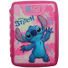Must: astuccio a due piani "Stitch" riempito 15x5x21 cm