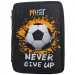 Must: astuccio pre-riempito a più piani con motivo calcistico 15x5x21 cm immagine 1