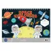 NASA libro da colorare creativo con adesivi e stencil in diverse varianti