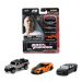 Nano Hollywood Rides: set di 3 macchinine in metallo Fast &amp; Furious - Simba Toys