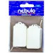 Nebulo: Etichette accompagnatorie in cartoncino, set da 6 pezzi per decorazione