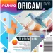 Nebulo: Fogli per origami 20x20cm, confezione da 10 pezzi, 80g
