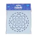 Nebulo: Foglio stencil in plastica per mandala