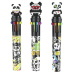 Nebulo: Penna a sfera 10 colori design Panda assortita 1 pezzo